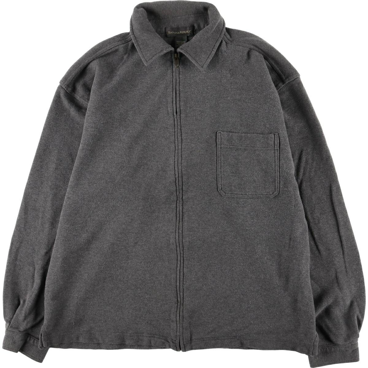 古着 00'S バナナリパブリック BANANA REPUBLIC 襟付き フルジップスウェットシャツ トレーナー メンズM相当 /eaa597931 【中古】 【251215】 【GR-NV-2602】