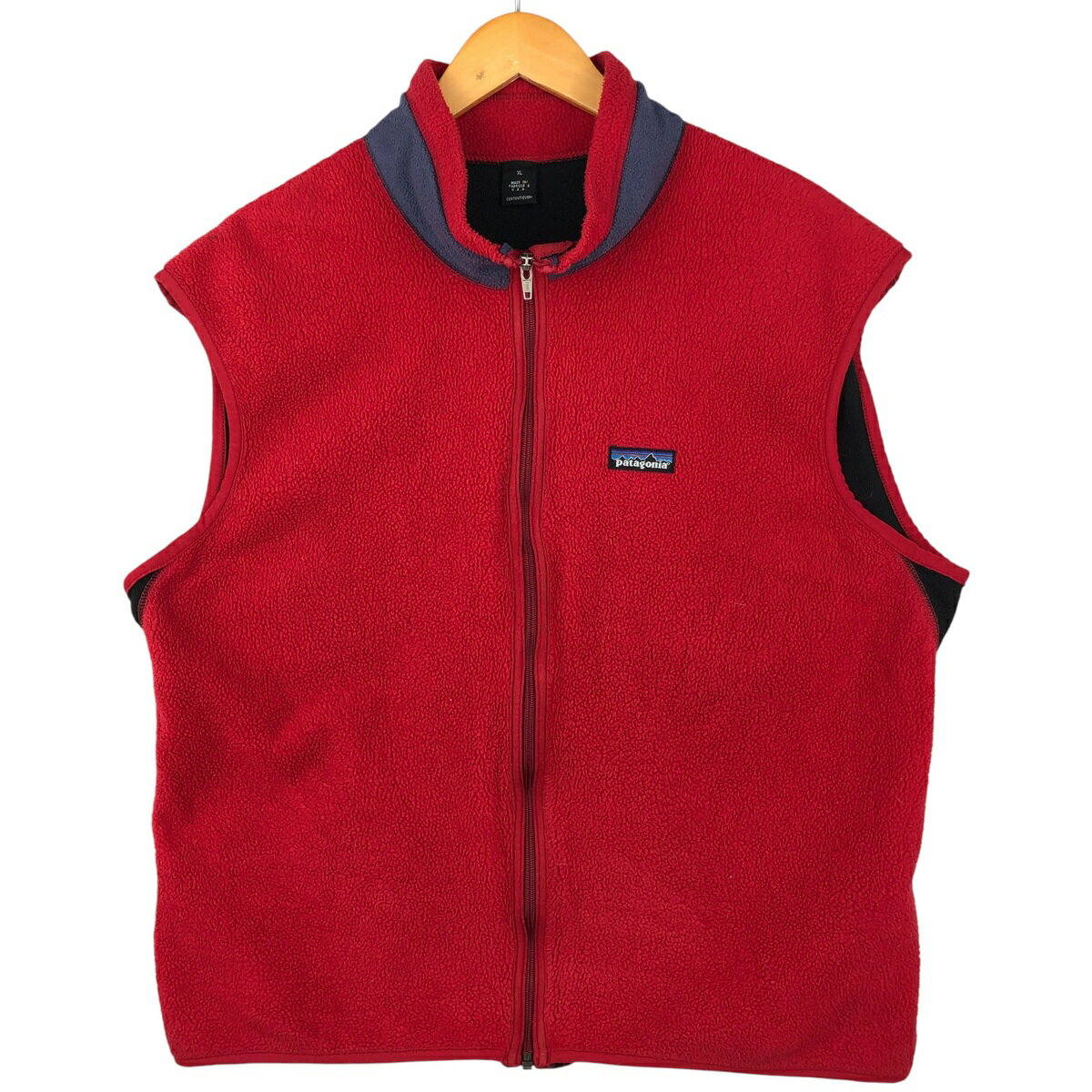 最終値下げ　patagonia メンズ L フリースベスト 赤 中古・古着通販】Patagonia (パタゴニア) フリースベスト レッド
