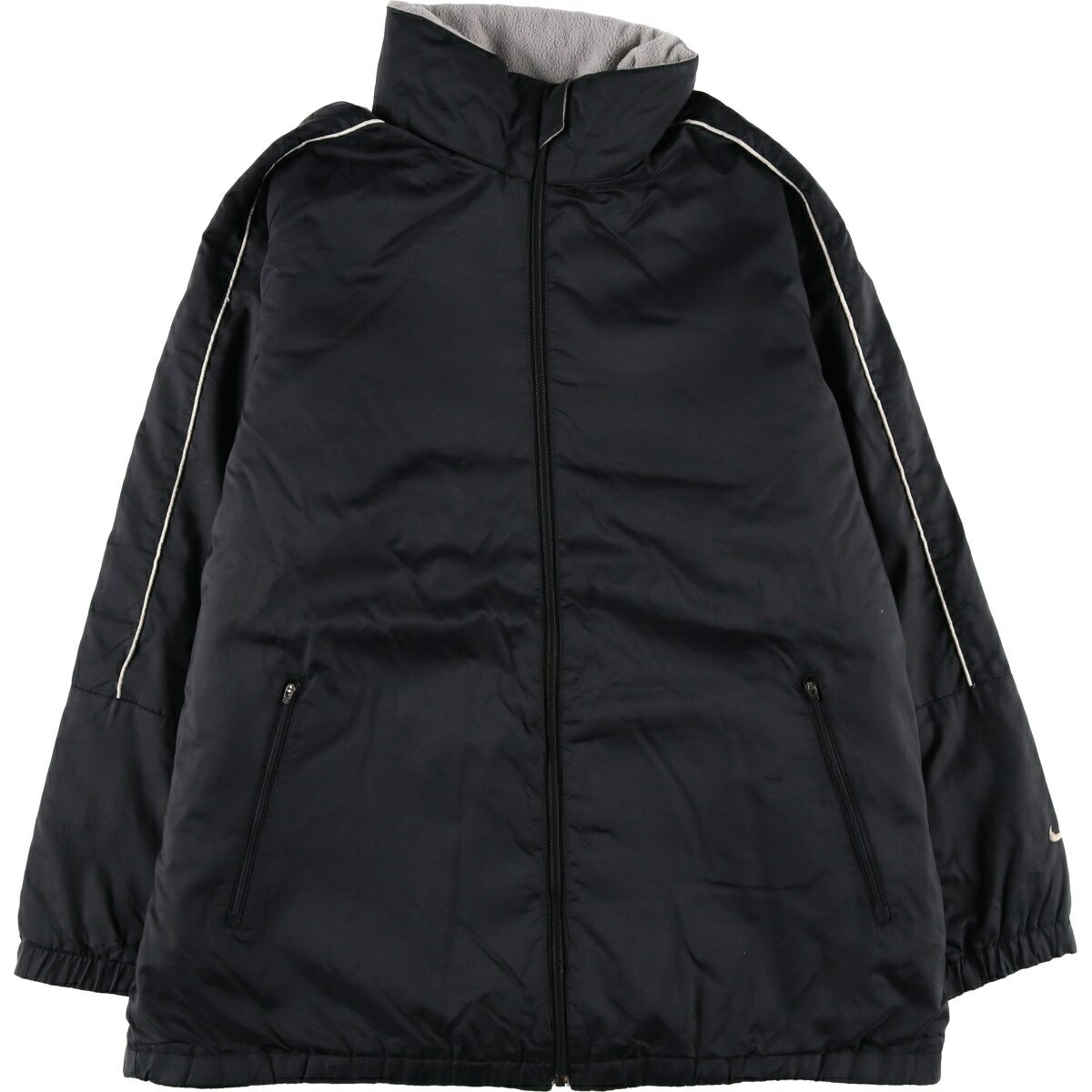 Rakuten - 古着 00'S ナイキ NIKE リバーシブル 中綿ジャケット パファージャケット メンズL相当 /eaa598167 【中古】 【251222】 【SS2603_10】 ブラック系 春秋冬