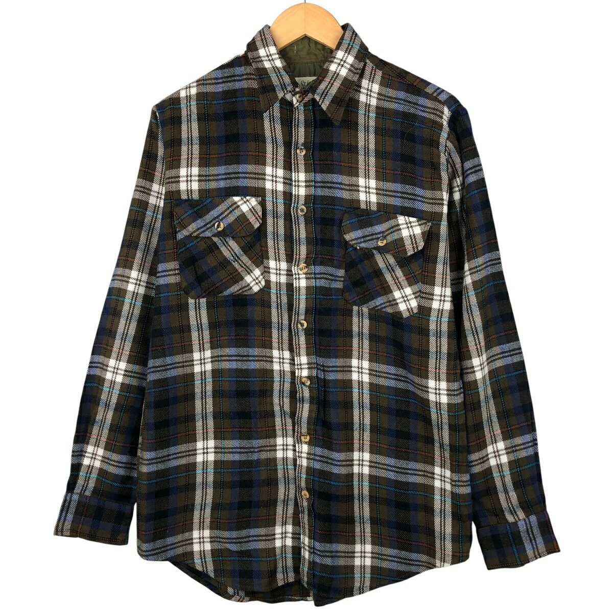 古着 セントジョンズベイ ST. JOHN'S BAY 長袖 フランネルチェックシャツ メンズM相当 /eaa598333 【中古】 【251220】 【CF2512】
