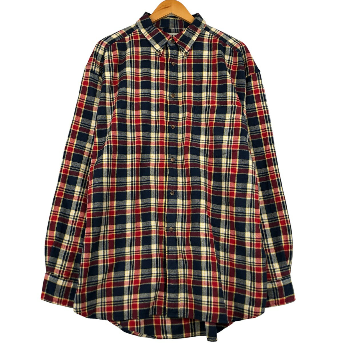 乐天商城 - 古着 90'S ギャップ GAP オールドギャップ 長袖 フランネルチェックシャツ メンズXL相当 ヴィンテージ /eaa598335 【中古】 【251222】 【CF2512】 【SS2606_10】