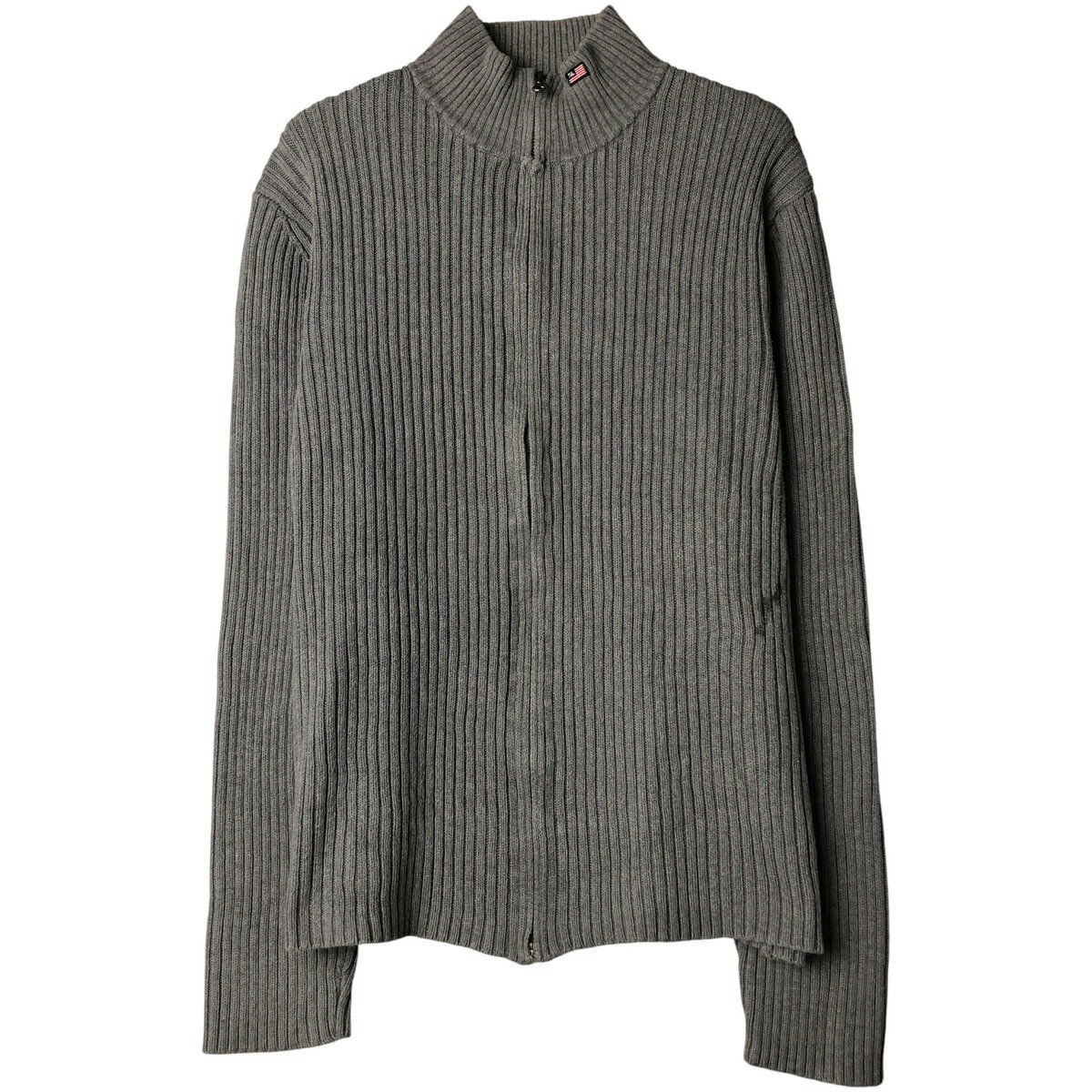 古着 ラルフローレン Ralph Lauren POLO JEANS COMPANY リブ編み ドライバーズニットセーター メンズXL相当 /eaa598486 【中古】 【251222】 【NH-2508】 グレー系 秋冬
