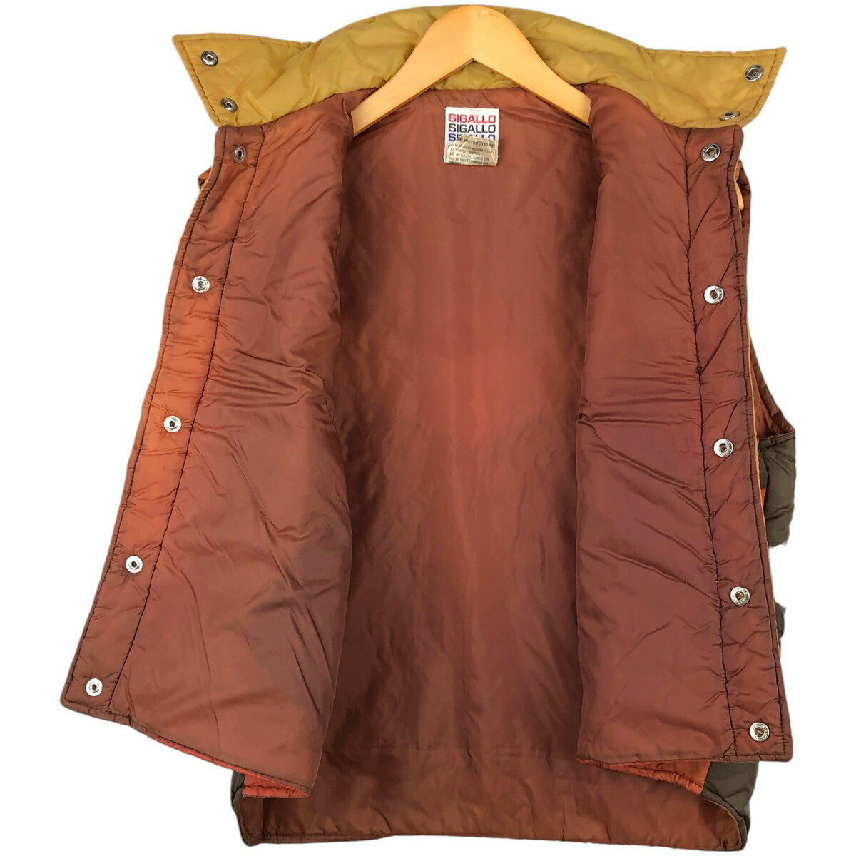 古着 70~80'S SIGALLO 中綿ベスト メンズL相当 ヴィンテージ /eaa598544 【中古】 【251222】