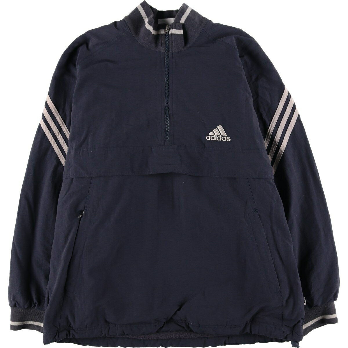 樂天商城 - 古着 00'S アディダス adidas アノラックジャケット メンズL相当 /eaa598577 【中古】 【251219】 【SS2603_10】 ブラック系 春秋冬