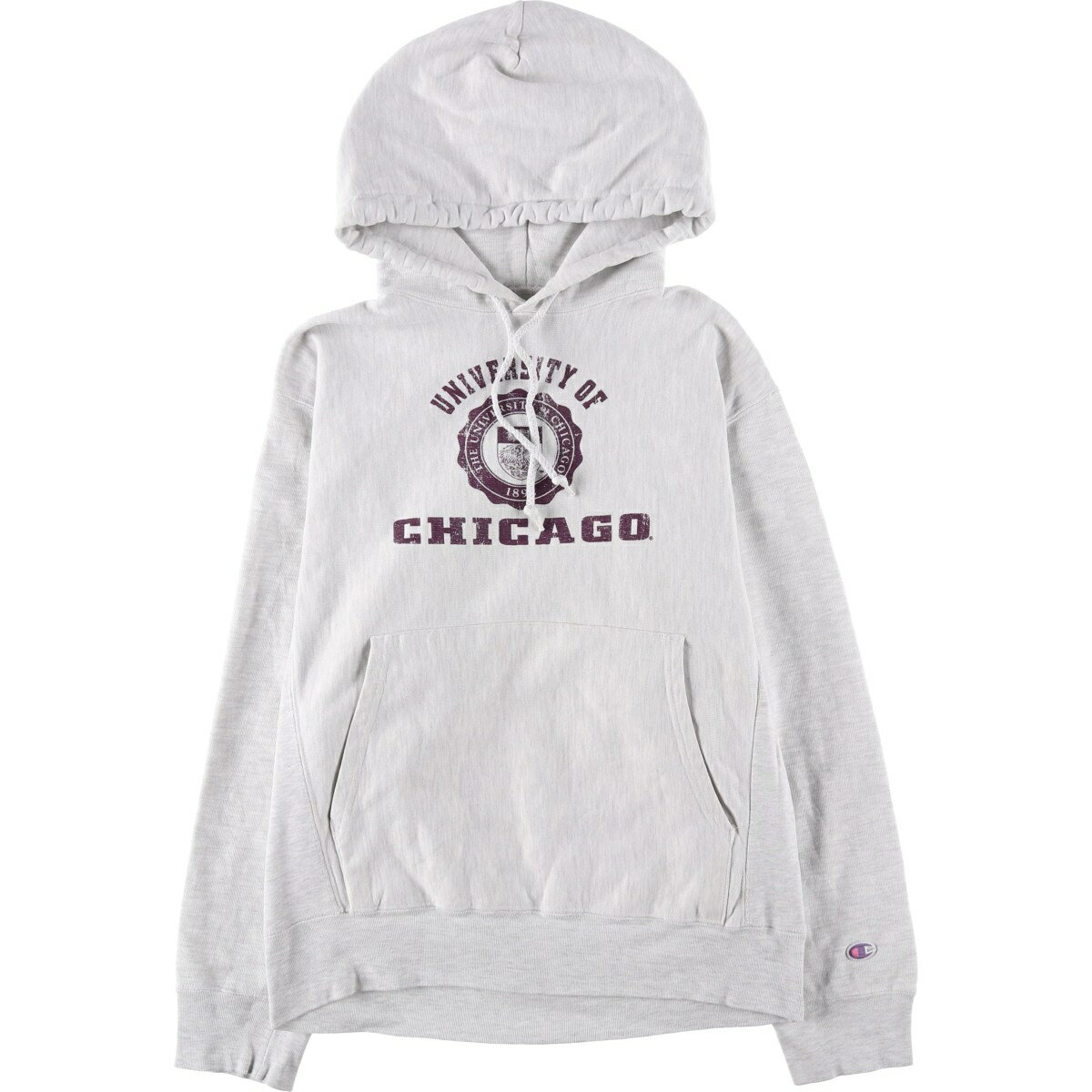 古着 00'S チャンピオン Champion ORIGINAL REVERSE WEAVE オリジナルリバースウィーブ 3連プリント カレッジ スウェットプルオーバーパーカー メンズS相当 /eaa598820 【中古】 【251214】 【SS2606_10】