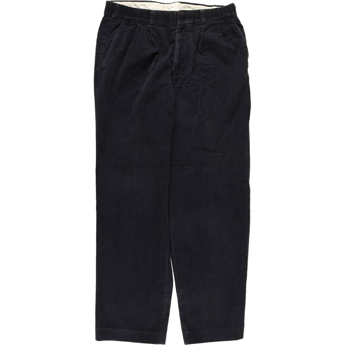 樂天商城 - 古着 THOMSON ツータック コーデュロイパンツ メンズw33相当 /eaa598881 【中古】 【251217】 【CF2512】 ネイビー系 春夏秋冬