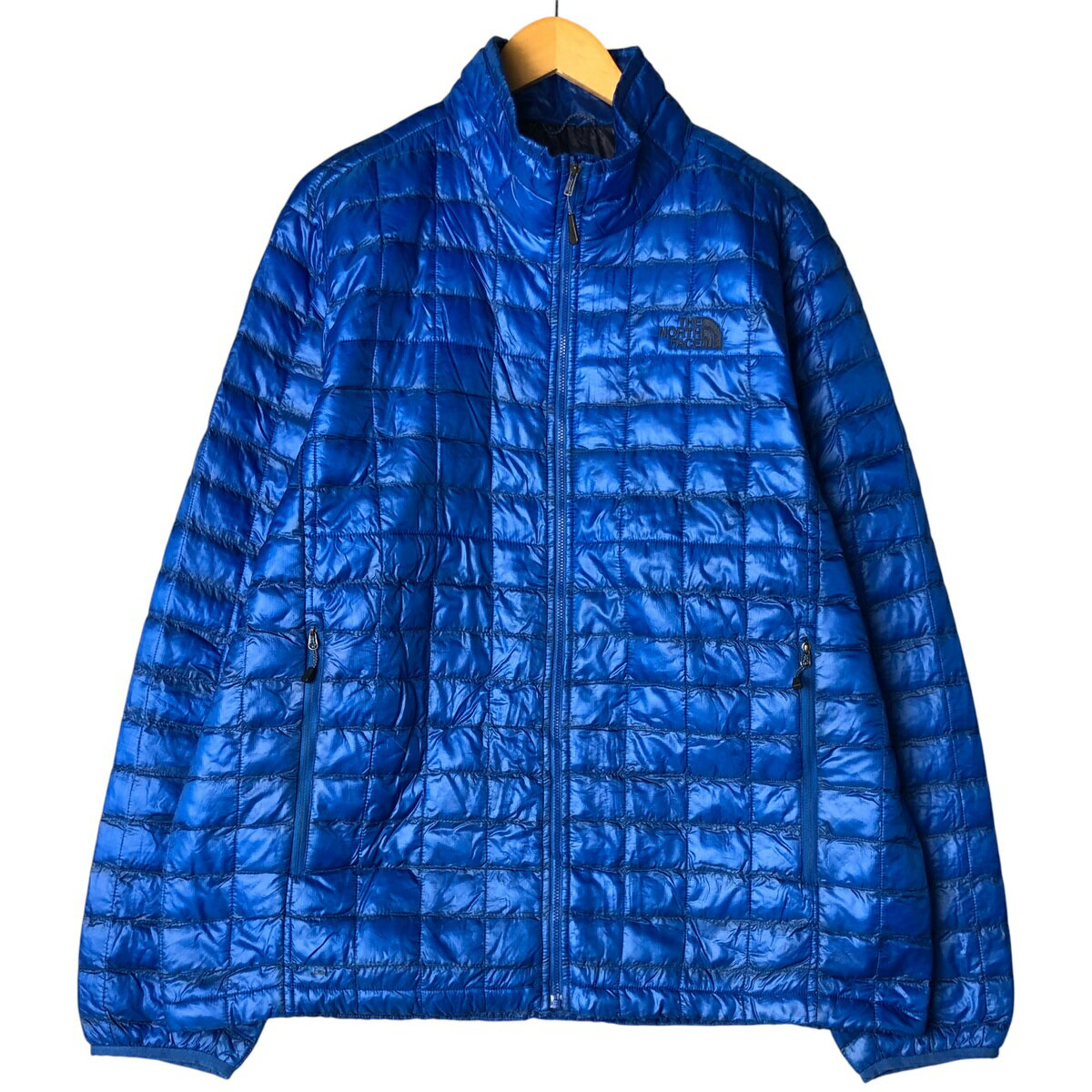 古着 ザノースフェイス THE NORTH FACE THERMOBALL リップストップ 中綿ジャケット パファージャケット メンズXL相当 /eaa598939 【中古】 【251219】