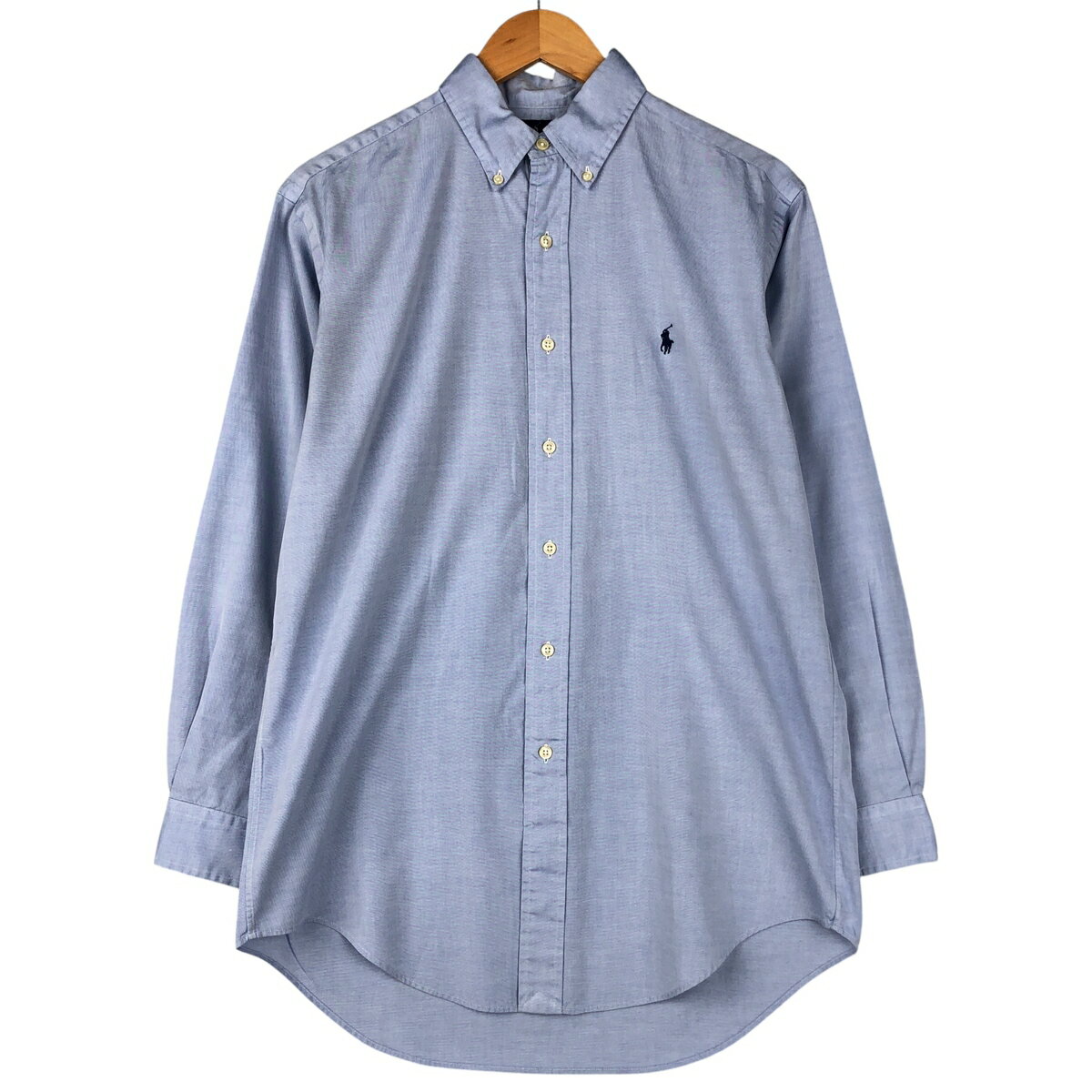 乐天商城 - 古着 ラルフローレン Ralph Lauren YARMOUTH 長袖 ボタンダウンシャツ メンズM相当 /eaa599019 【中古】 【251218】 【SS2606_10】