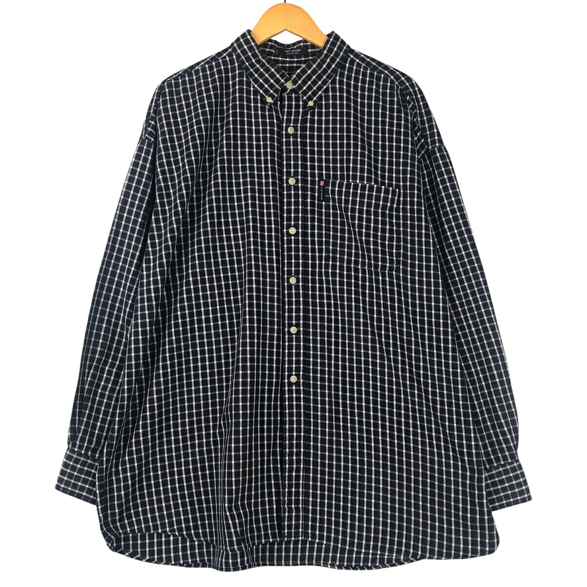 古着 ラルフローレン Ralph Lauren CHAPS チャップス 長袖 ボタンダウンチェックシャツ メンズXXL相当 /eaa599084 【中古】 【251215】