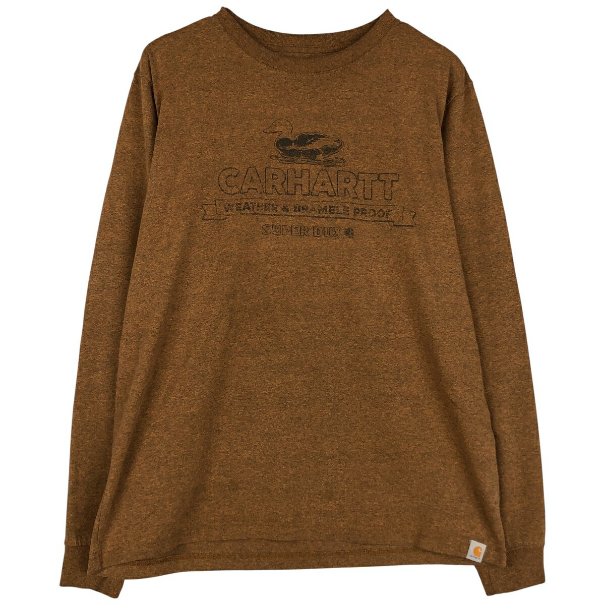 古着 カーハート Carhartt RELAXED FIT ロングTシャツ ロンT メンズM相当 長袖 /eaa599136 【中古】 【251229】 【NH-2508】 【SS2603_10】 ブラウン系 春夏秋