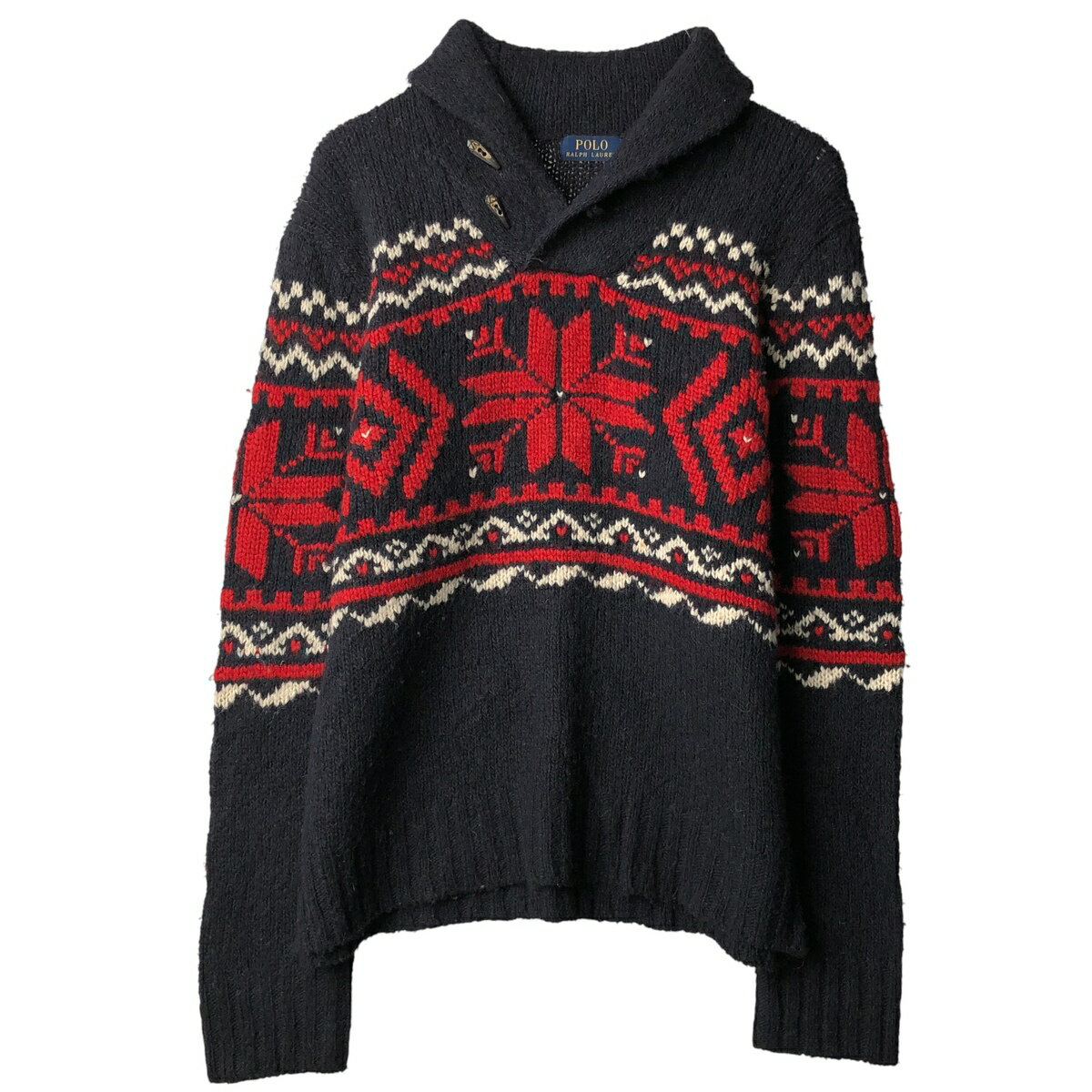 希少★ポロラルフローレン ノルディック柄　ボアフリースジャケット　雪結晶　165 3083001299991315_01_2203w.jpeg