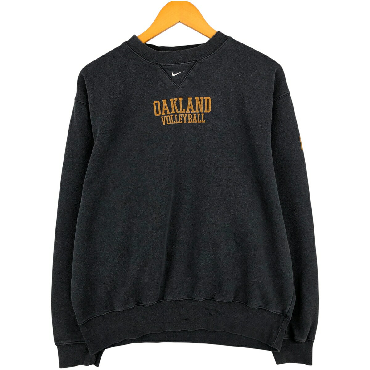 樂天商城 - 古着 00'S ナイキ NIKE TEAM カレッジスウェットシャツ トレーナー メンズM相当 /eaa599214 【中古】 【251230】 ブラック系 春夏秋冬