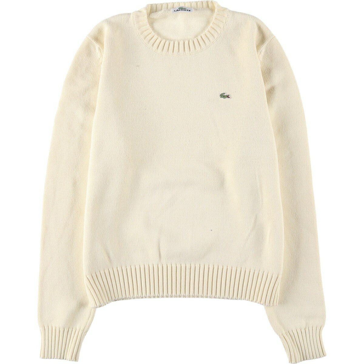 古着 ラコステ LACOSTE コットンニットセーター 40 レディースXS相当 /eaa599345 【中古】 【251231】 【Elulu/エルル】 秋冬