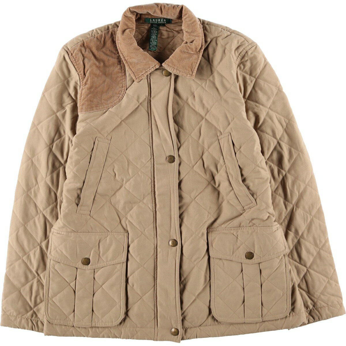 古着 ラルフローレン Ralph Lauren LAUREN ローレン 中綿入り キルティングジャケット パファージャケット レディースL相当 /eaa599383 【中古】 【260101】 【ADEL/アデル】