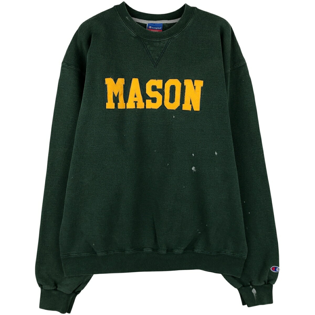 Collaboration - 古着 00'S チャンピオン Champion AUTHENTIC ATHLETIC APPAREL スウェットシャツ トレーナー メンズL相当 /eaa599531 【中古】 【251221】 【NH-2508】 グリーン系 春夏秋冬