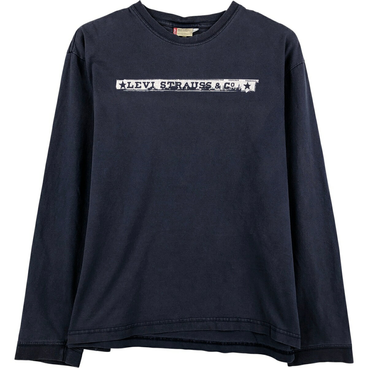 樂天商城 - 古着 リーバイス Levi's RED TAB ロングTシャツ ロンT メンズL相当 /eaa599739 【中古】 【251229】 【NH-2508】 【SS2603_10】 ネイビー系 春夏秋