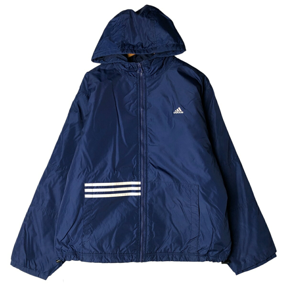Rakuten - 古着 90'S アディダス adidas 中綿パーカー パファージャケット メンズM相当 ヴィンテージ /eaa599779 【中古】 【251220】 【SS2603_10】 ブルー系 春秋冬