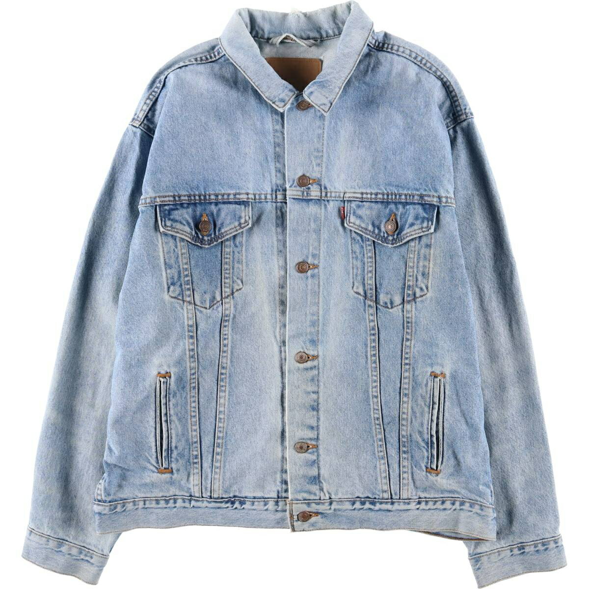 古着 90'S リーバイス Levi's 70507-0389 デニムジャケット Gジャン USA製 メンズXL相当 ヴィンテージ /eaa599854 【中古】 【251226】 【SS2603_10】 ブルー系 春秋冬