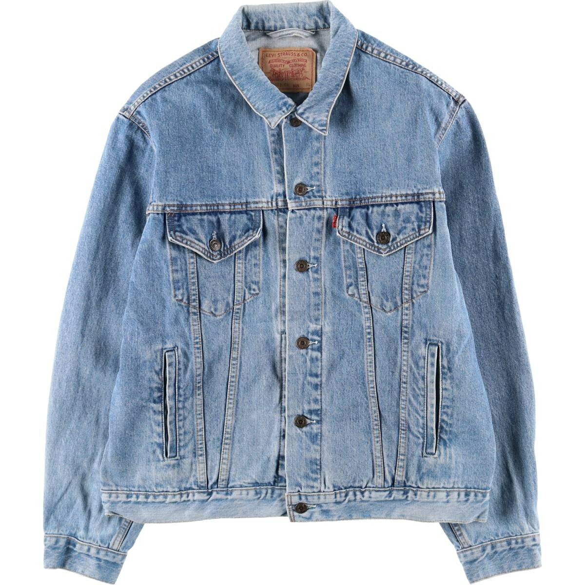 古着 90'S リーバイス Levi's 70503-0414 デニムジャケット Gジャン メンズXL相当 ヴィンテージ /eaa599855 【中古】 【251226】 【SS2603_10】 ブルー系 春秋冬