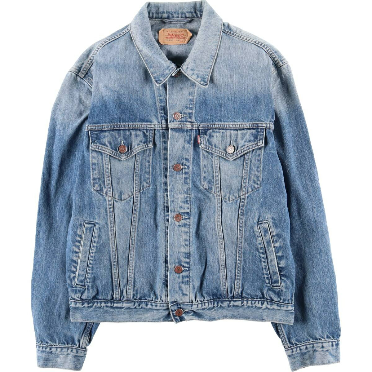 古着 00'S リーバイス Levi's 70550-0429 ユーロモデル デニムジャケット Gジャン メンズL相当 /eaa599859 【中古】 【251226】 【SS2603_10】 ブルー系 春秋冬