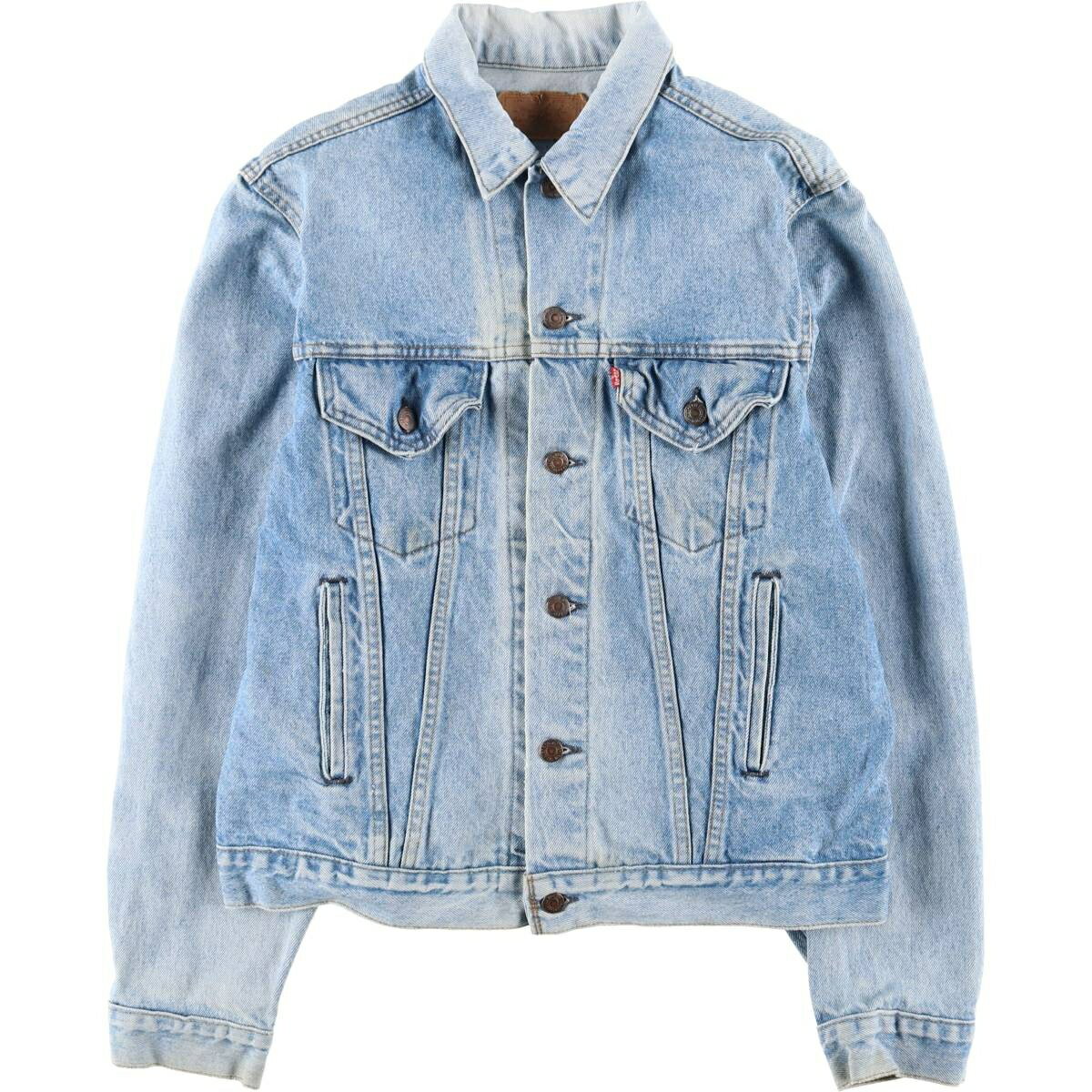 Rakuten - 古着 リーバイス Levi's デニムジャケット Gジャン USA製 メンズM相当 ヴィンテージ /eaa599860 【中古】 【251226】 【SS2603_10】 ブルー系 春秋冬