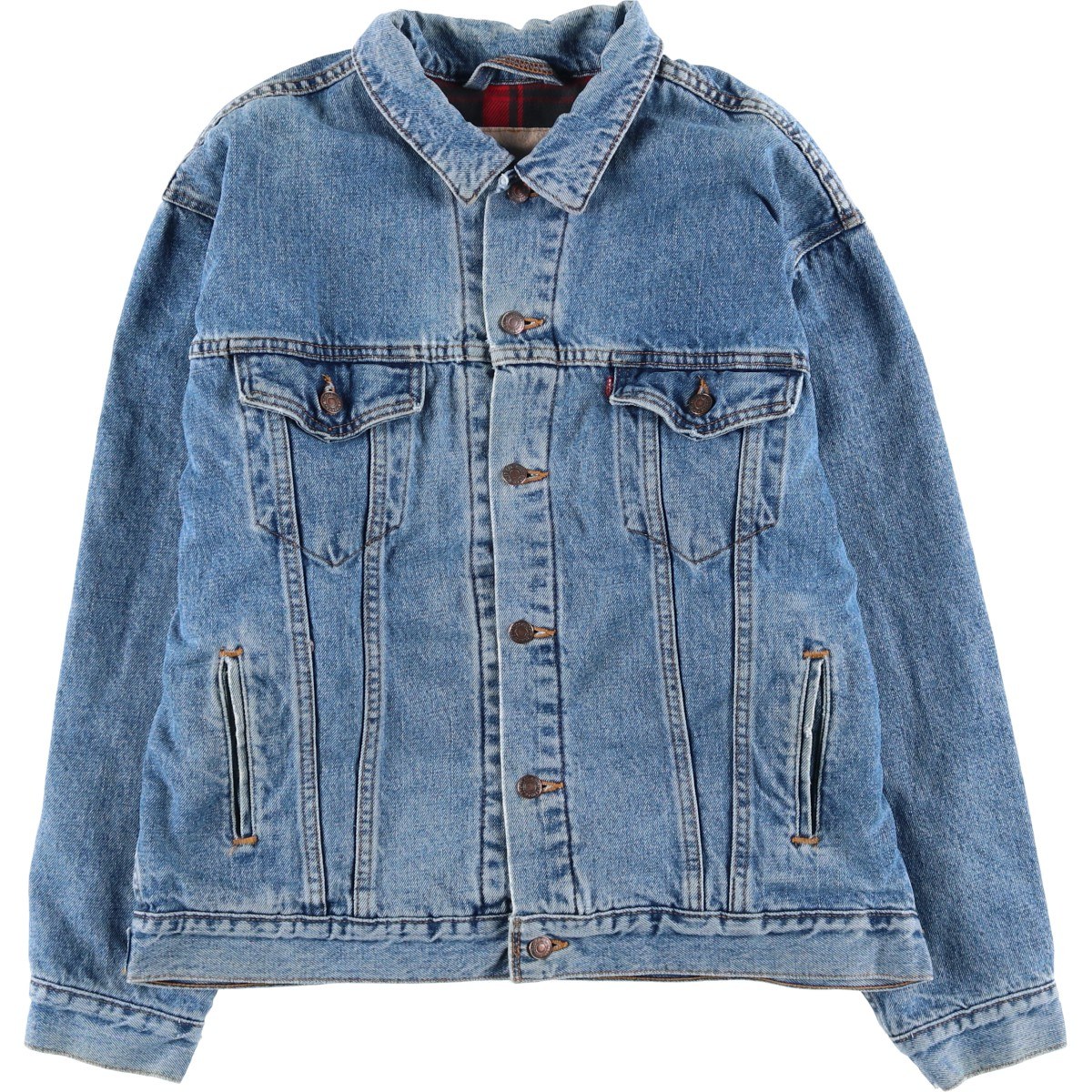 古着 90'S リーバイス Levi's デニムジャケット Gジャン USA製 メンズXL相当 ヴィンテージ /eaa600042 【中古】 【251207】 【SS2603_10】 ブルー系 春秋冬