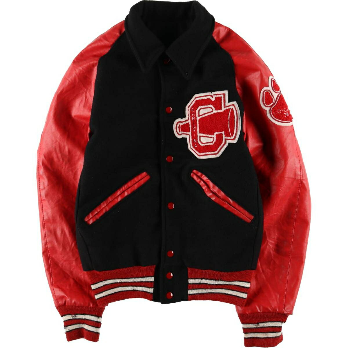 超希少：スタジャン】デロング 大判ワッペン XL USA製 ビンテージ超