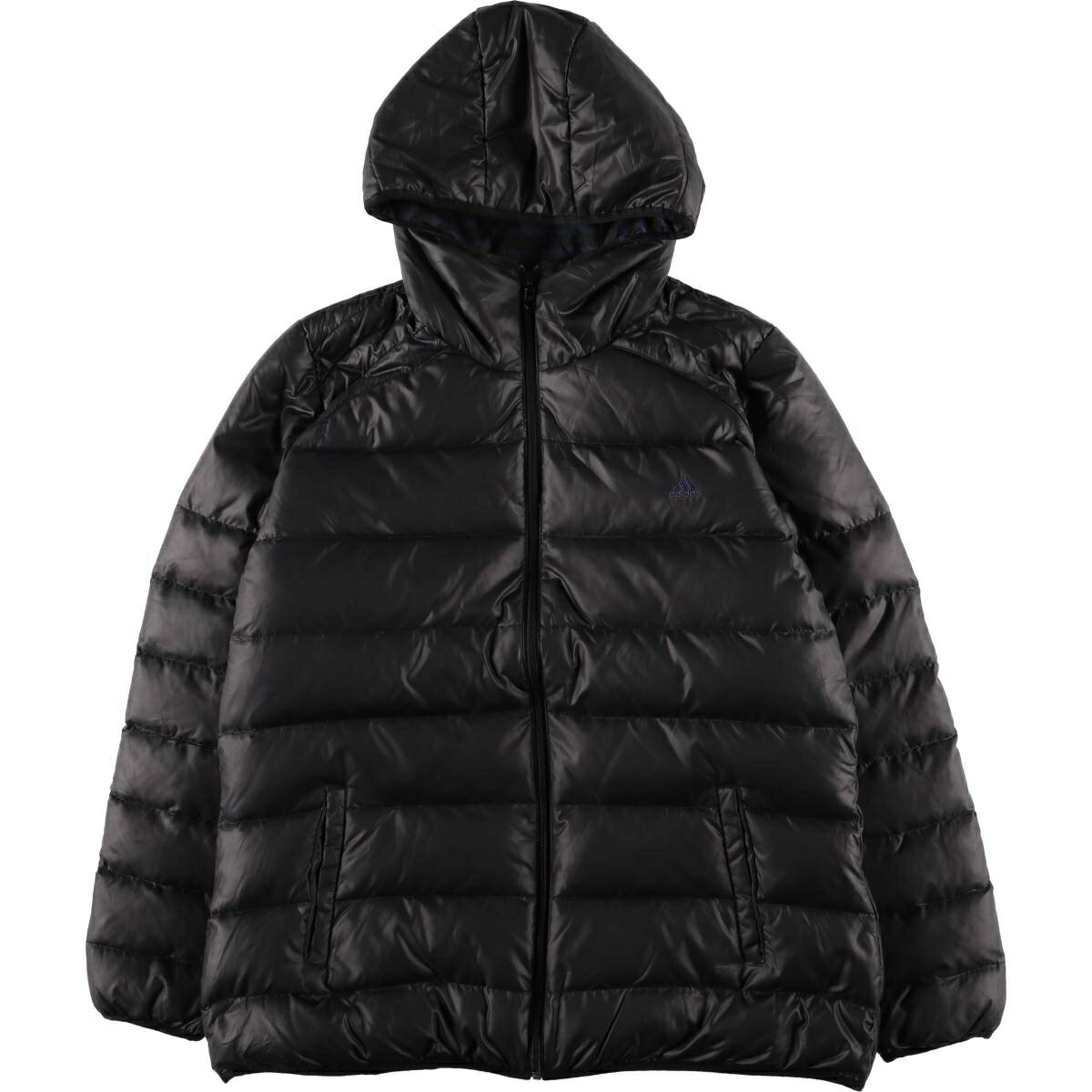 Rakuten - 古着 アディダス adidas ダウンパーカー メンズXL相当 /eaa600659 【中古】 【251124】 【SS2603_10】 ブラック系 春秋冬
