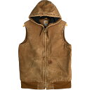 古着 カーハート Carhartt フード付き ダックベスト メンズM相当 /eaa600741 【中古】 【251114】