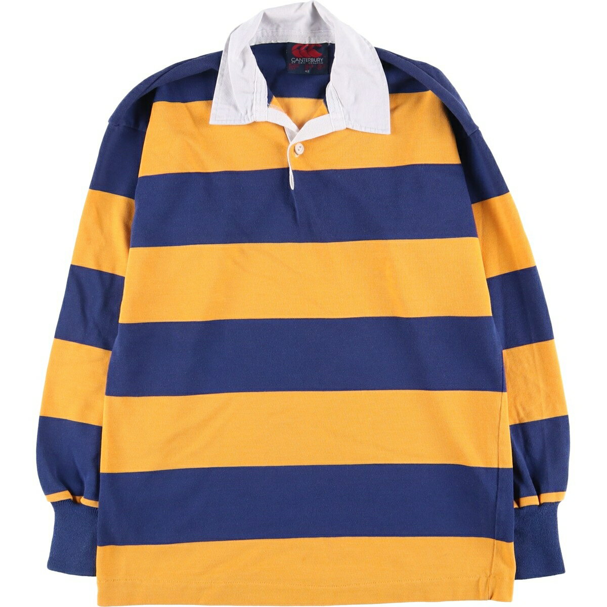 楽天市場】カンタベリー 長袖 ラガーシャツ（カラーイエロー）（メンズ