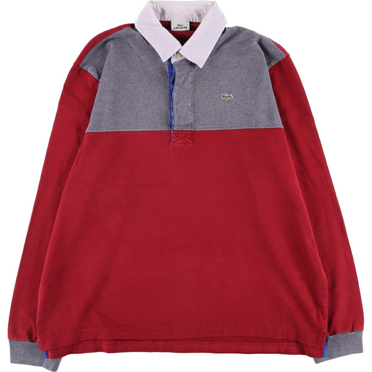 古着 ラコステ LACOSTE 長袖 ラガーシ�