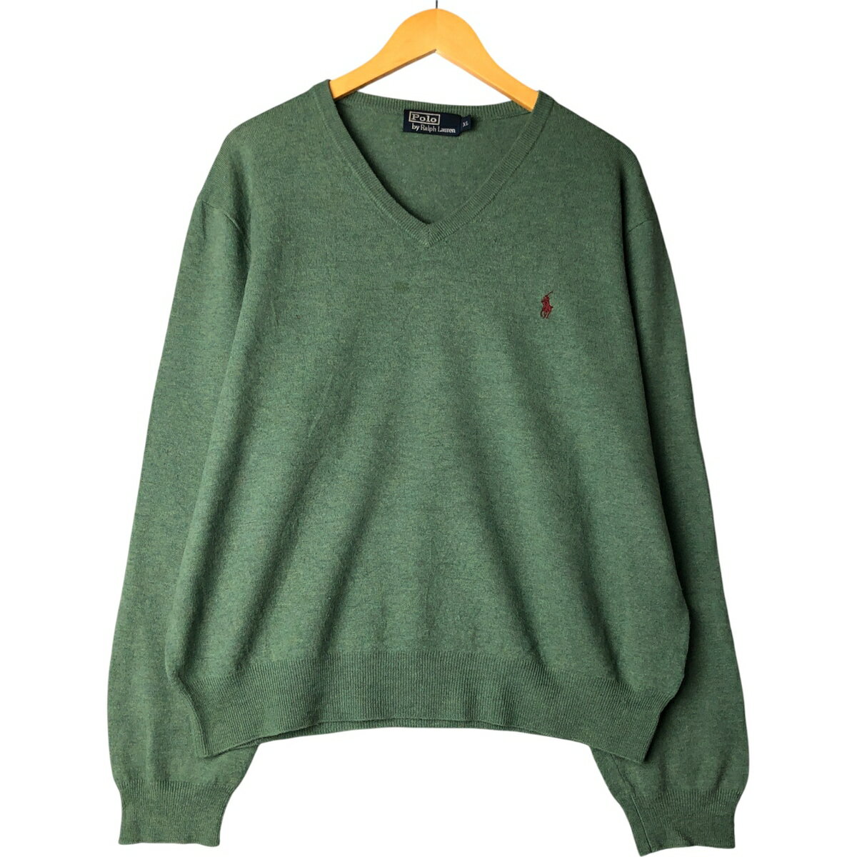 古着 ラルフローレン Ralph Lauren POLO by Ralph Lauren Vネック メリノウールニットセーター メンズXL相当 /eaa600931 【中古】 【251116】