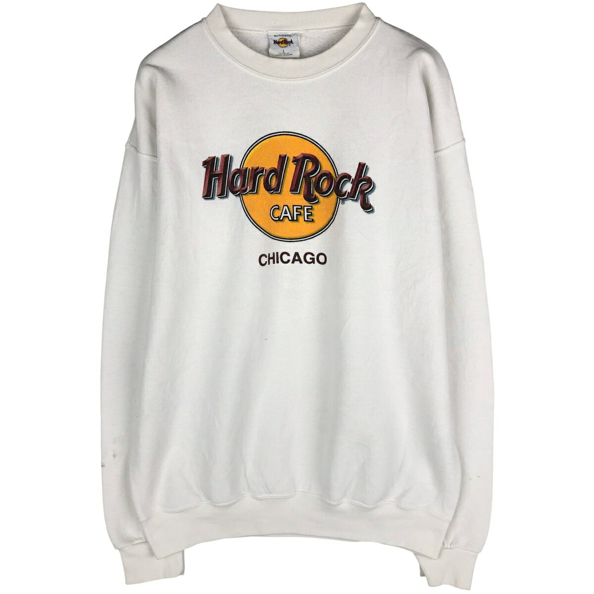 古着 HARD ROCK CAFE ハードロックカフェ アドバタイジング スウェットシャツ トレーナー メンズL相当 /eaa601030 【中古】 【251124】 【NH-2508】