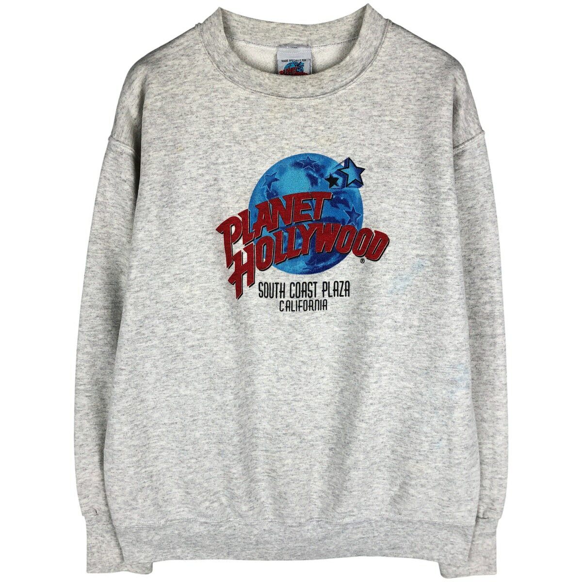 樂天商城 - 古着 90'S PLANET HOLLYWOOD プラネットハリウッド アドバタイジング スウェットシャツ トレーナー USA製 メンズM相当 ヴィンテージ /eaa601032 【中古】 【251124】 【NH-2508】 【SS2606_30