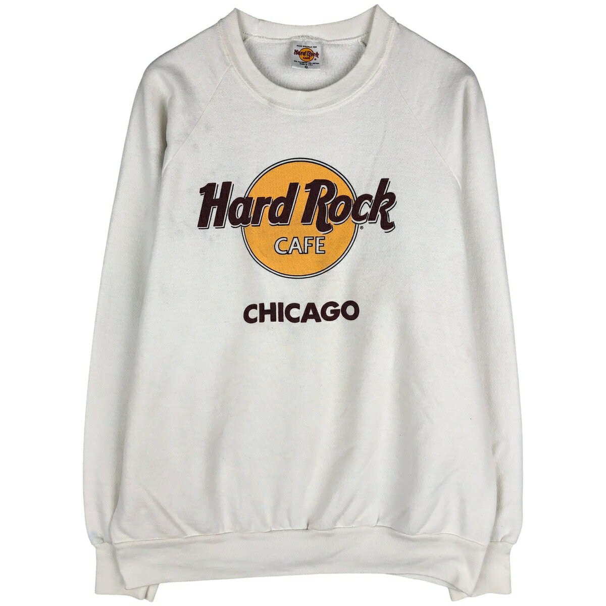 Rakuten - 古着 HARD ROCK CAFE ハードロックカフェ アドバタイジング スウェットシャツ トレーナー USA製 メンズXL相当 /eaa601037 【中古】 【251124】 【NH-2508】 ホワイト系 春夏秋冬