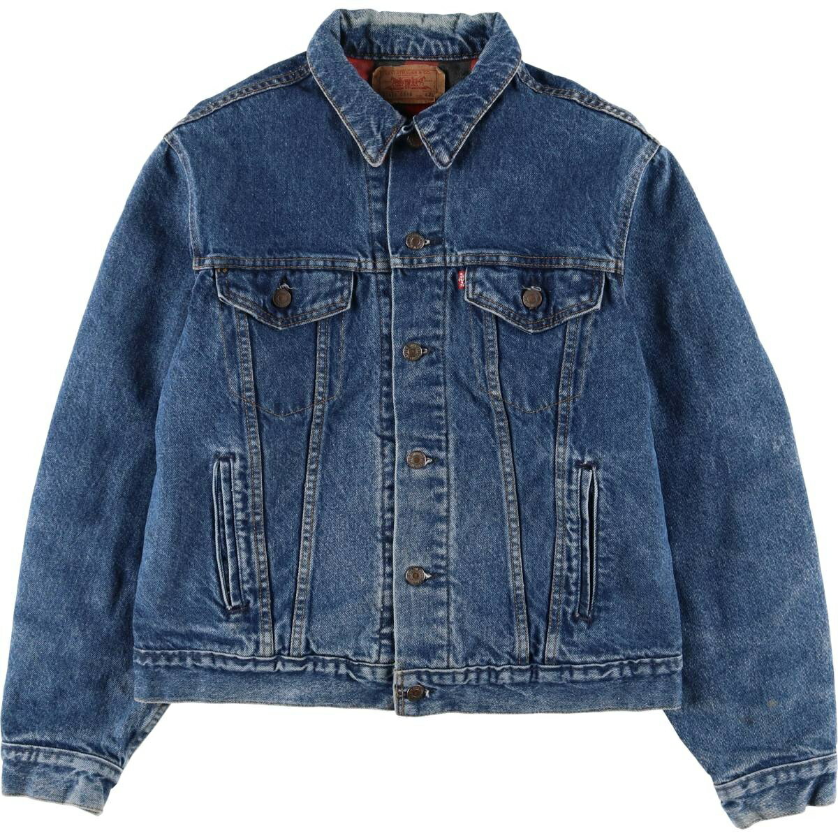 古着 80~90'S リーバイス Levi's 71411-0816 デニムジャケット Gジャン USA製 メンズM相当 ヴィンテージ /eaa601229 【中古】 【251128】 【SS2603_10】 ブルー系 春秋冬