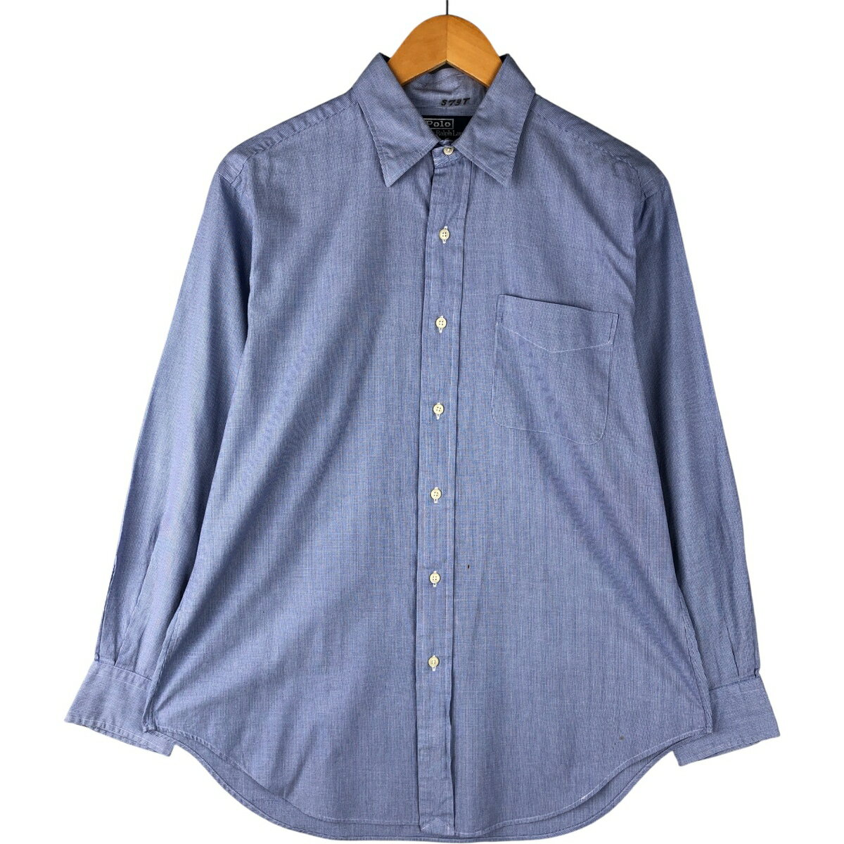 Rakuten - 古着 ラルフローレン Ralph Lauren POLO by Ralph Lauren ANDREW ワイドカラー 長袖 コットンチェックシャツ メンズM相当 /eaa601726 【中古】 【251117】 【SS2606_10】