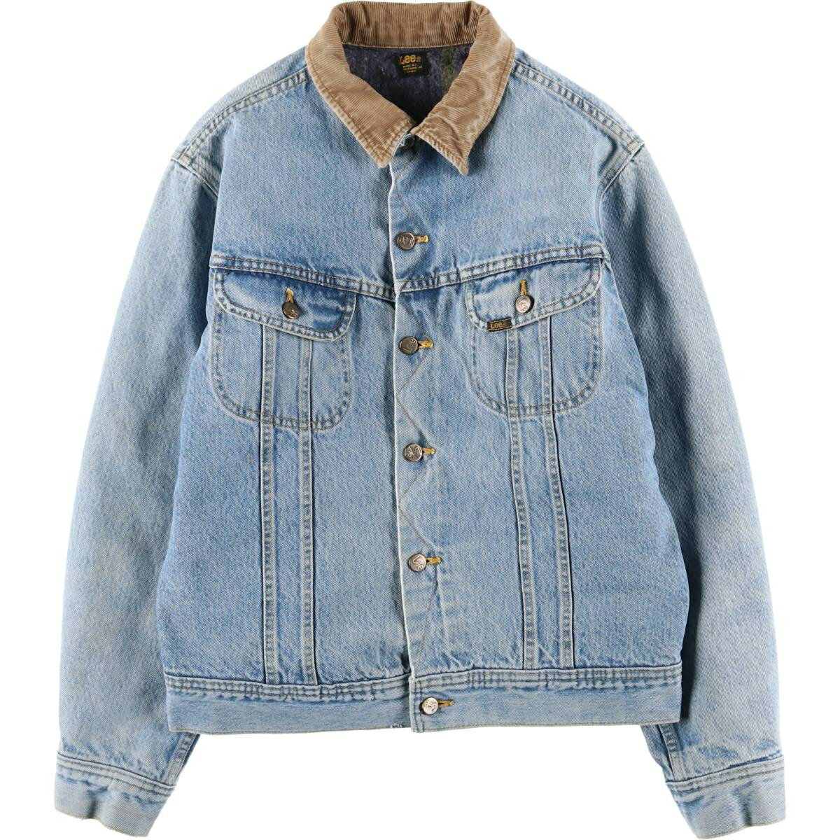古着 80'S~ リー Lee デニムジャケット Gジャン カナダ製 メンズS相当 ヴィンテージ /eaa601870 【中古】 【251127】 【SS2603_10】 ブルー系 春秋冬