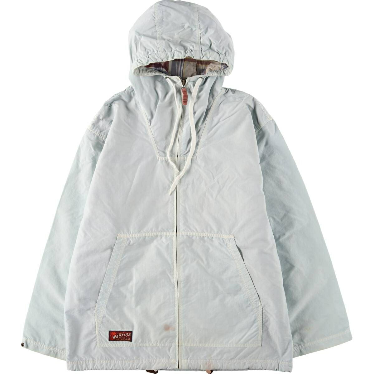 樂天商城 - 古着 90'S ノーティカ NAUTICA ナイロンパーカー メンズL相当 ヴィンテージ /eaa601897 【中古】 【251225】 【SS2603_10】 ブルー系 春秋冬