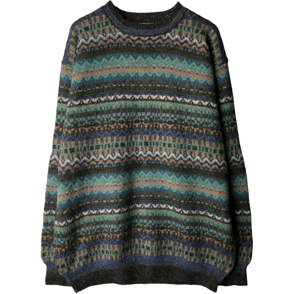 古着 WALIKI フェアアイル柄 アルパカニットセーター メンズXL相当 /eaa601957 【中古】 【251122】 【..