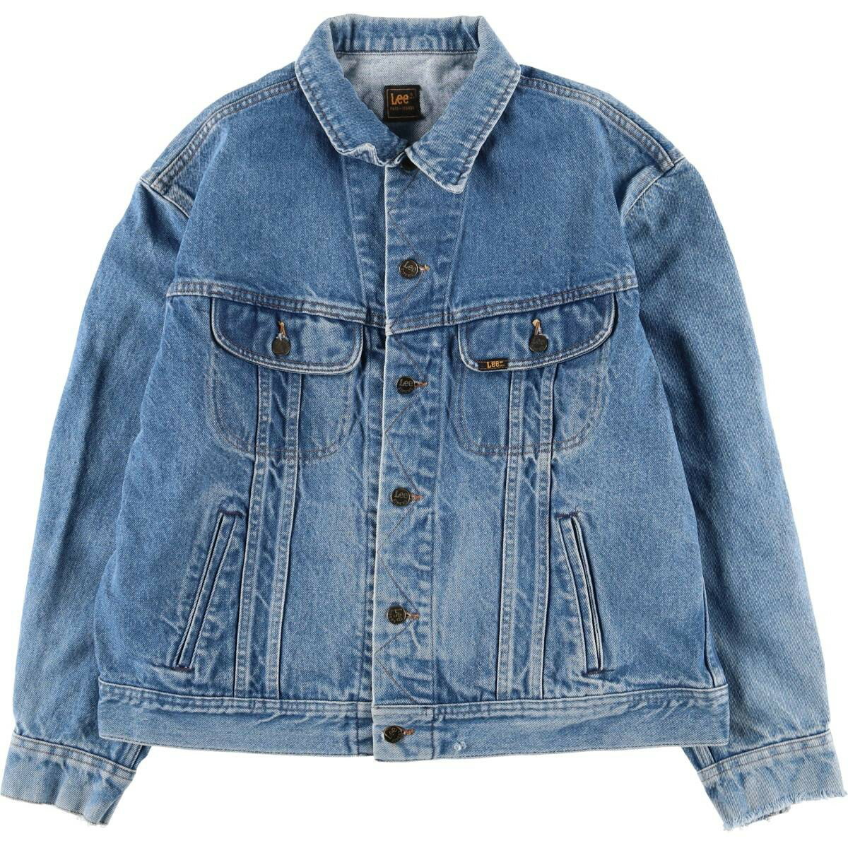 古着 80~90'S リー Lee デニムジャケット Gジャン メンズXL相当 ヴィンテージ /eaa602056 【中古】 【251126】 【SS2603_10】 ブルー系 春秋冬