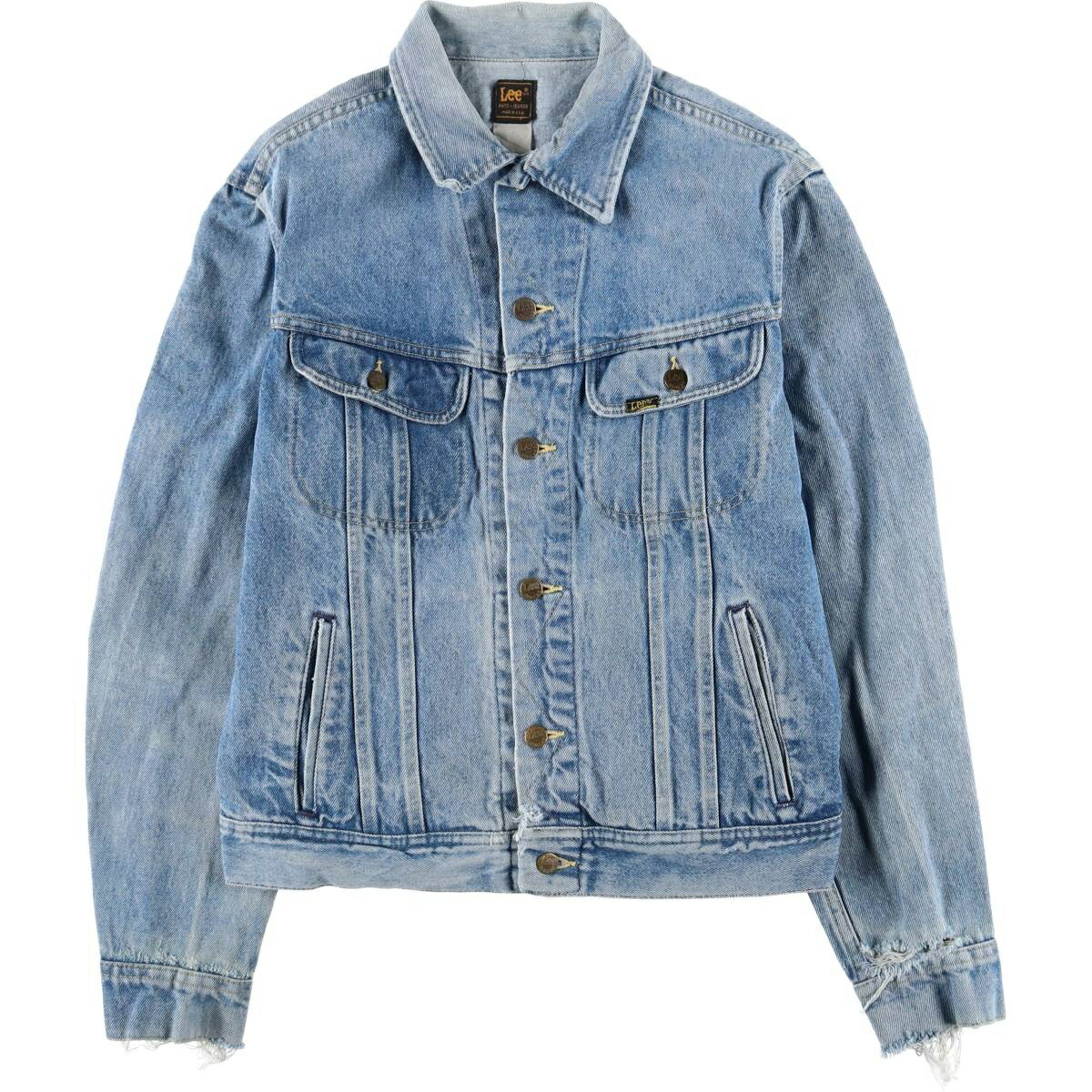 Rakuten - 古着 80~90'S リー Lee デニムジャケット Gジャン USA製 メンズL相当 ヴィンテージ /eaa602059 【中古】 【251126】 【SS2603_10】 ブルー系 春秋冬