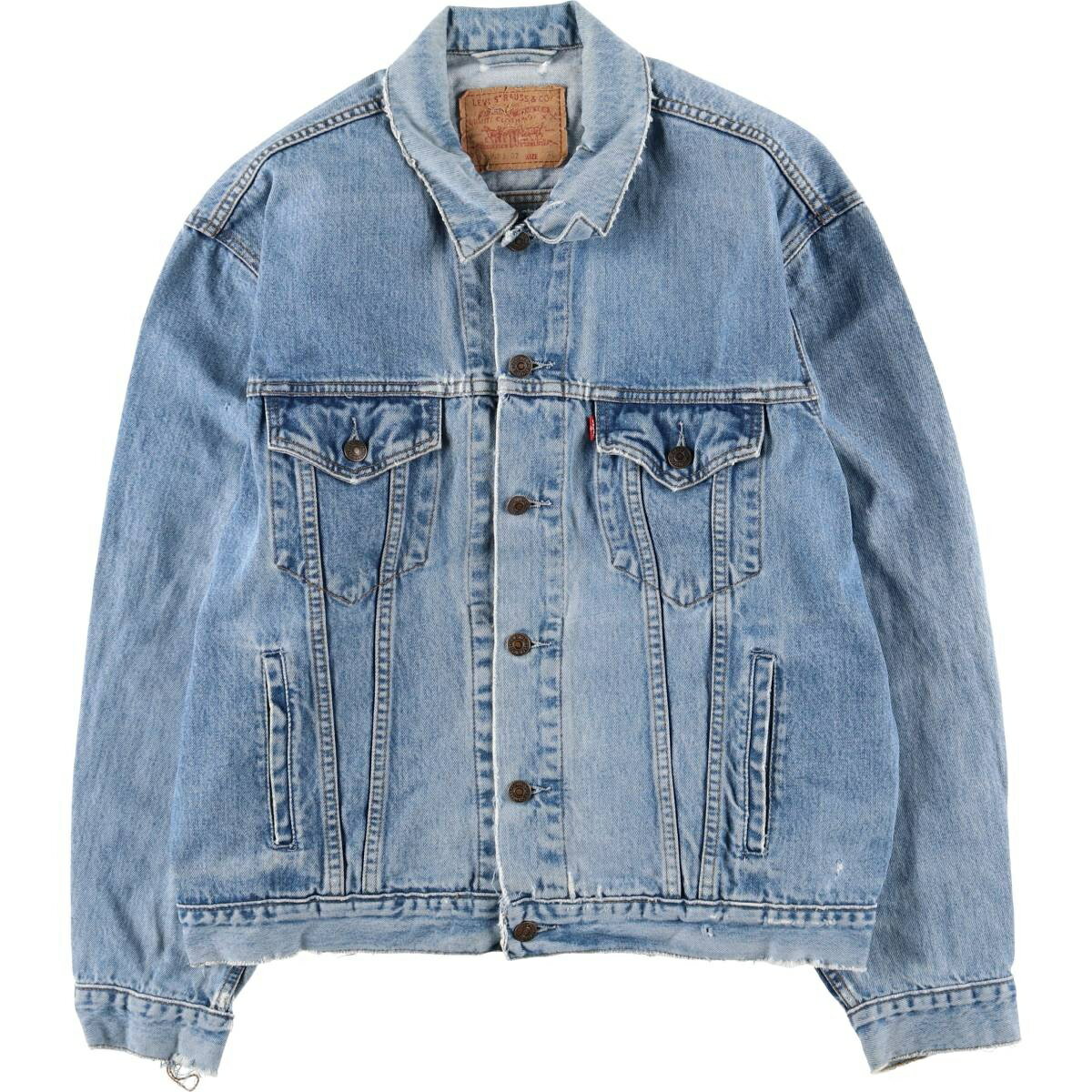 古着 90'S リーバイス Levi's 70503-0216 デニムジャケット Gジャン メンズXL相当 ヴィンテージ /eaa602062 【中古】 【251126】 【SS2603_10】 ブルー系 春秋冬