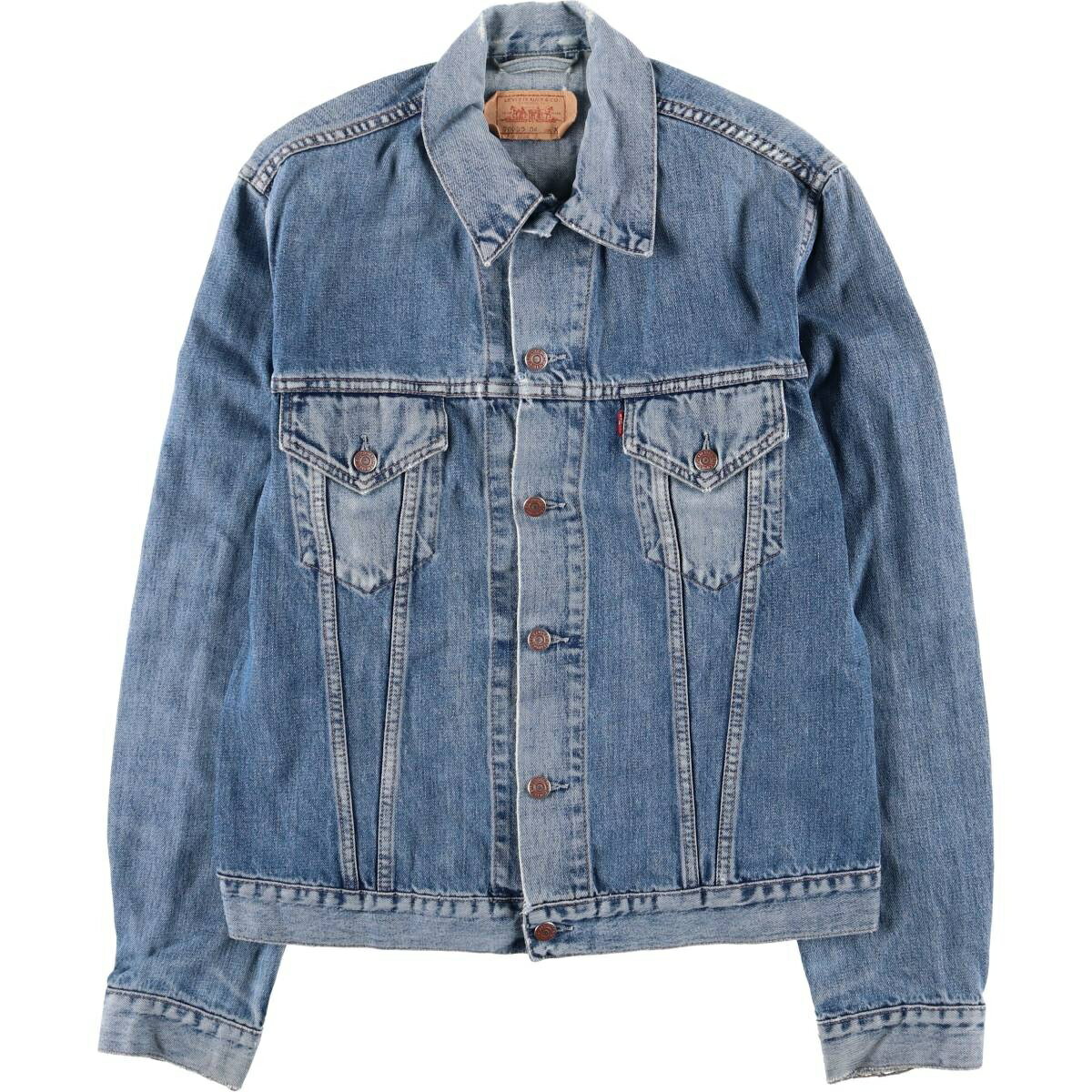 古着 00'S リーバイス Levi's ユーロモデル デニムジャケット Gジャン メンズXL相当 /eaa602065 【中古】 【251126】 【SS2603_10】 ブルー系 春秋冬