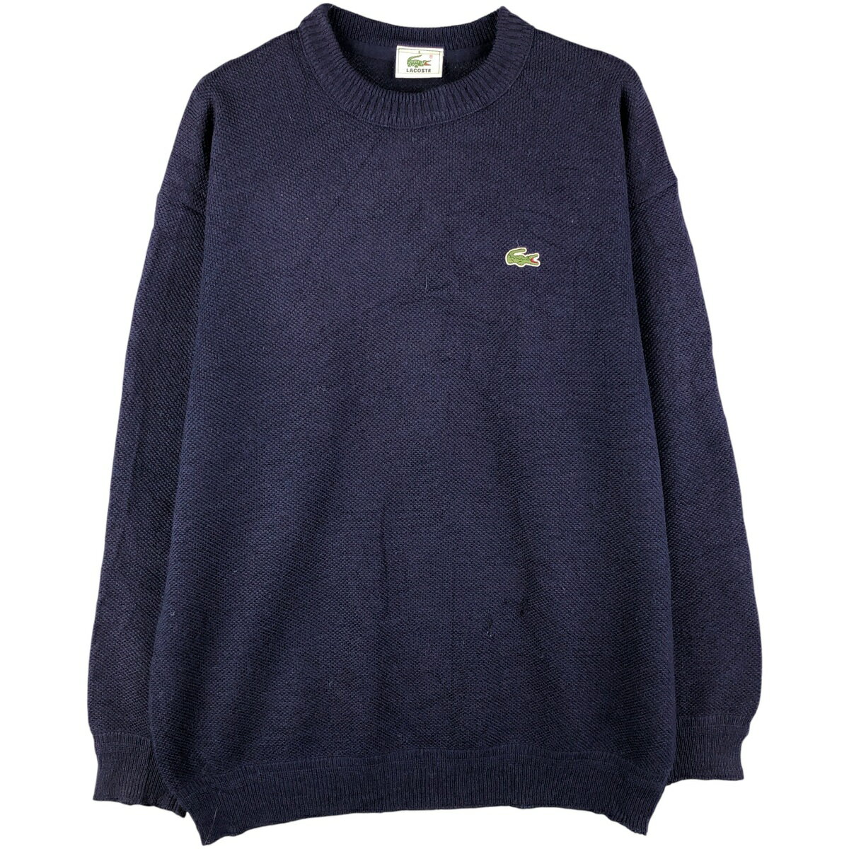 古着 80'S ラコステ LACOSTE ウールニッ