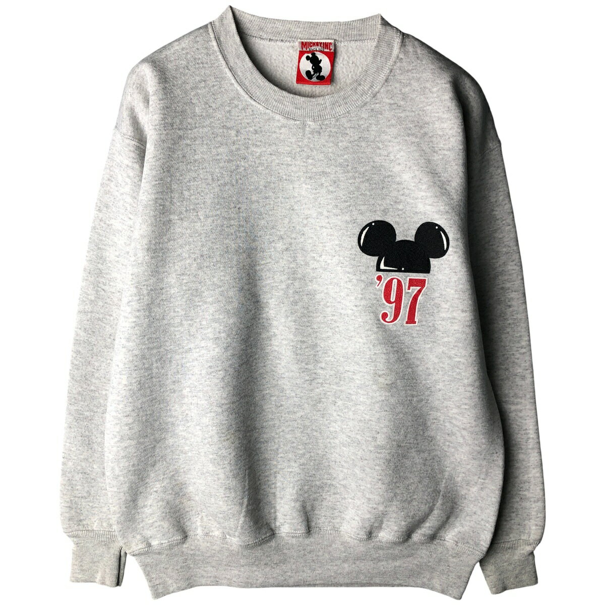 ���� 90'S MICKEY INC MICKEY MOUSE �ߥå����ޥ��� ����饯�����������åȥ���� �ȥ졼�ʡ� ���XL���� ������ơ��� /eaa...