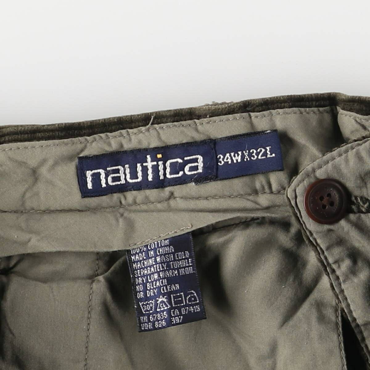 古着屋JAMの古着 90'S ノーティカ NAUTICA ツータック コーデュロイパンツ メンズw34相当 ヴィンテージ /eaa602306 【中古】 【251206】 【CF2512】 【SS2606_10】｜アングル3
