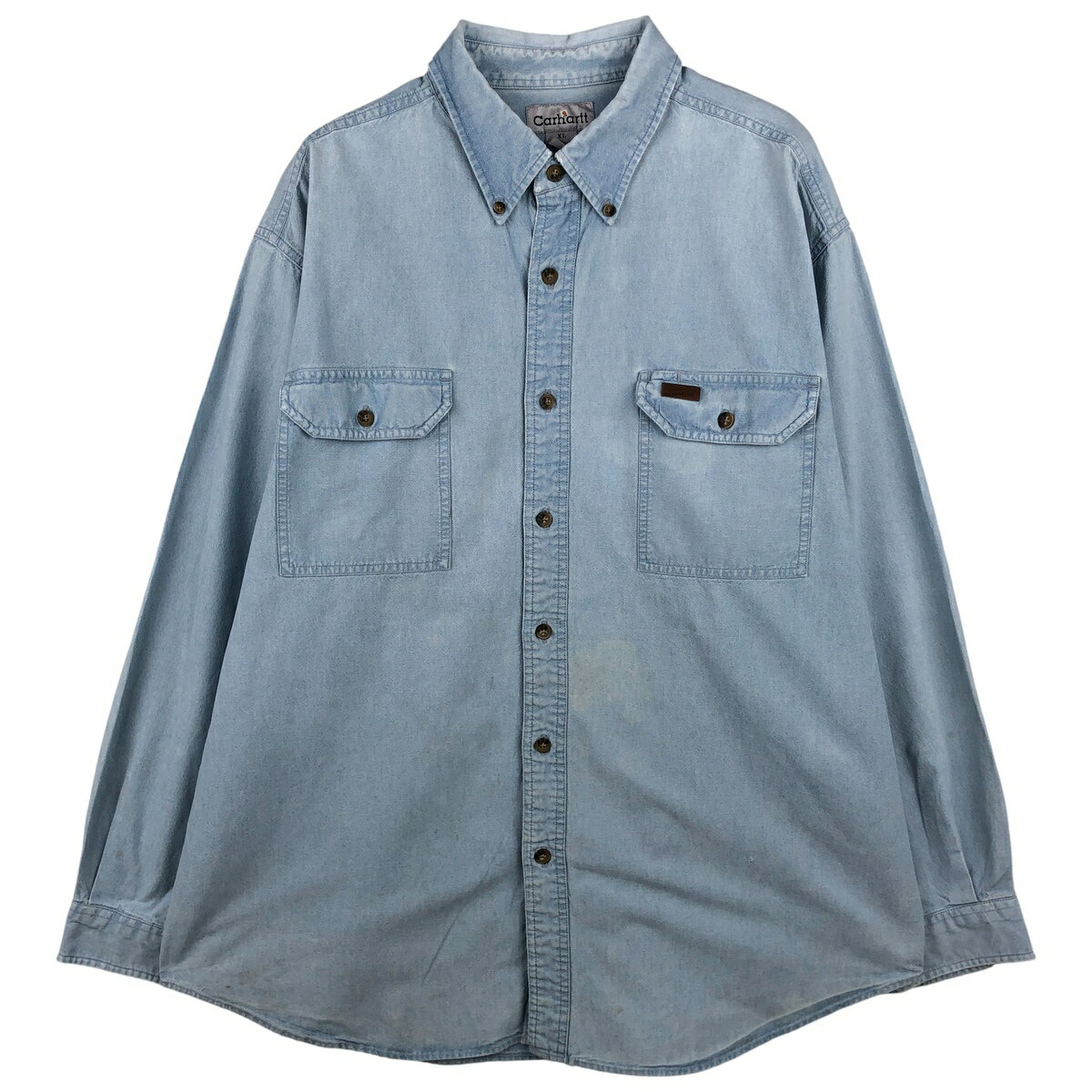 90s usa製 カーハート ブラックデニム ワークシャツ 楽天市場】デニムシャツ（ブランドカーハート）（メンズファッション