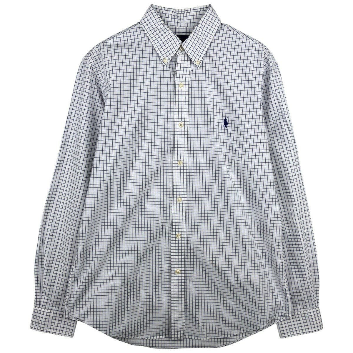 Rakuten - 古着 ラルフローレン Ralph Lauren 長袖 ボタンダウンチェックシャツ メンズM相当 /eaa602395 【中古】 【251229】 【NH-2508】 【SS2606_10】