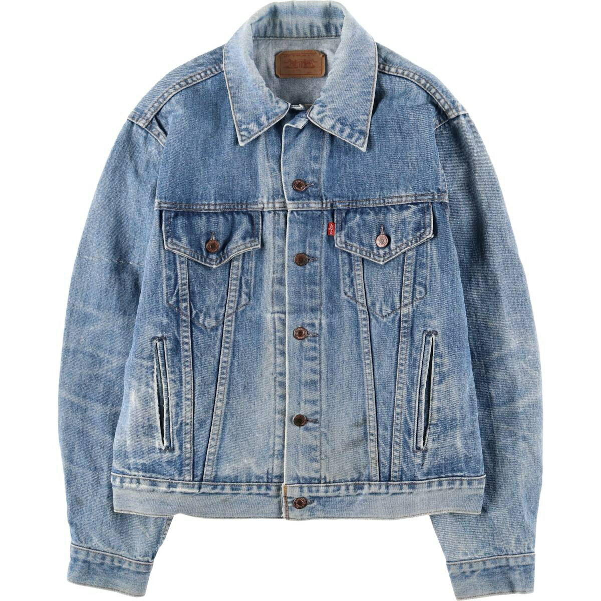 古着 80~90'S リーバイス Levi's 70506-0216 デニムジャケット Gジャン カナダ製 メンズL相当 ヴィンテージ /eaa602437 【中古】 【251130】 【SS2603_10】 ブルー系 春秋冬